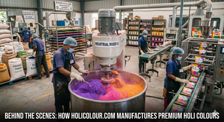 Behind the Scenes How Holicolour.com Manufactures Premium Holi Colours
